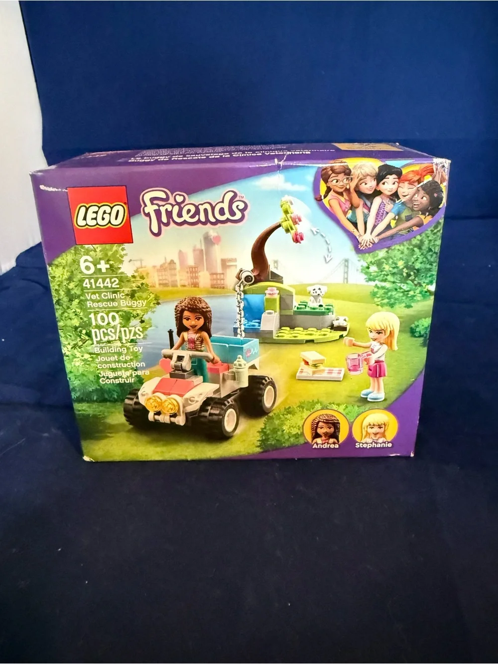 LEGO Friends Vet Clinic Rescue Buggy (Purple, Green, Pink)